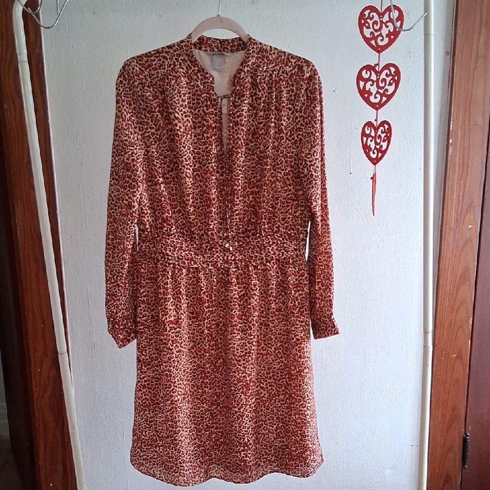 NWT H&M Pretty Leapord Print Light weight Dress!